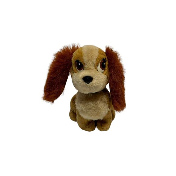 Disney Lady And The Tramp 6” Stuffed Animal Plush Doll Toy Dog Vintage - Picture 1 of 7